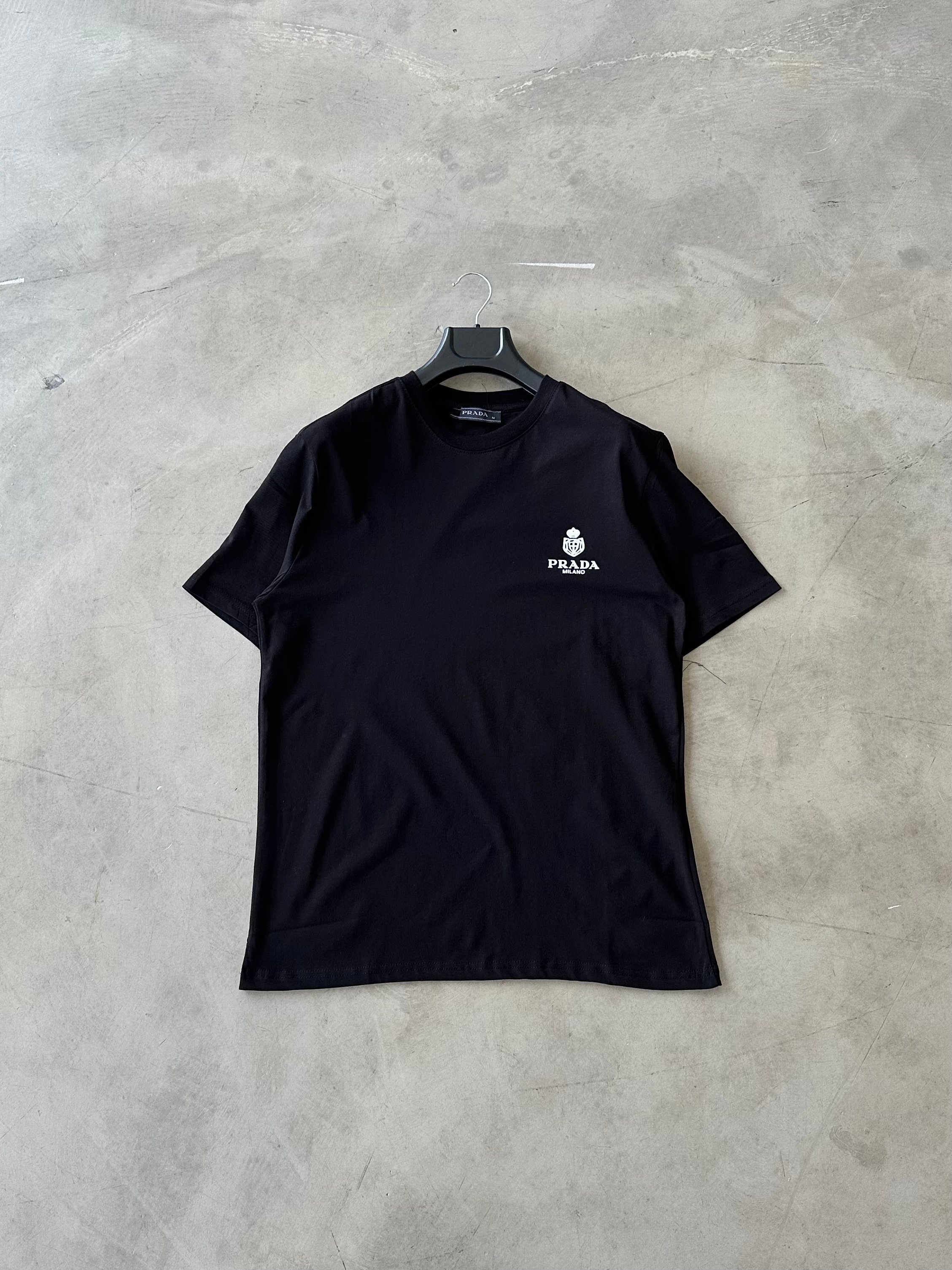 PRD Logo Detay Baskılı Premium Tee - Siyah