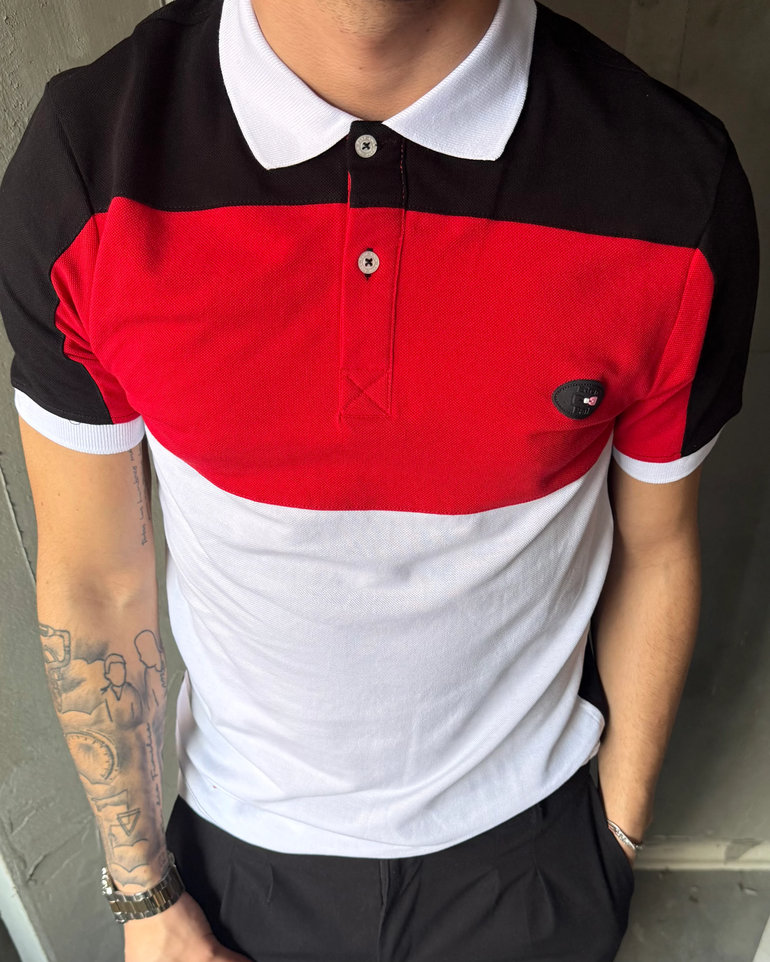 Sol Göğüs Logo Detaylı Polo Yaka T-Shirt