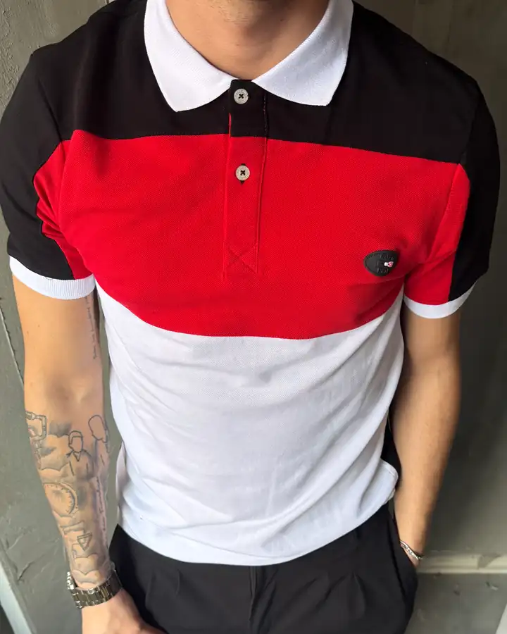 Sol Göğüs Logo Detaylı Polo Yaka T-Shirt