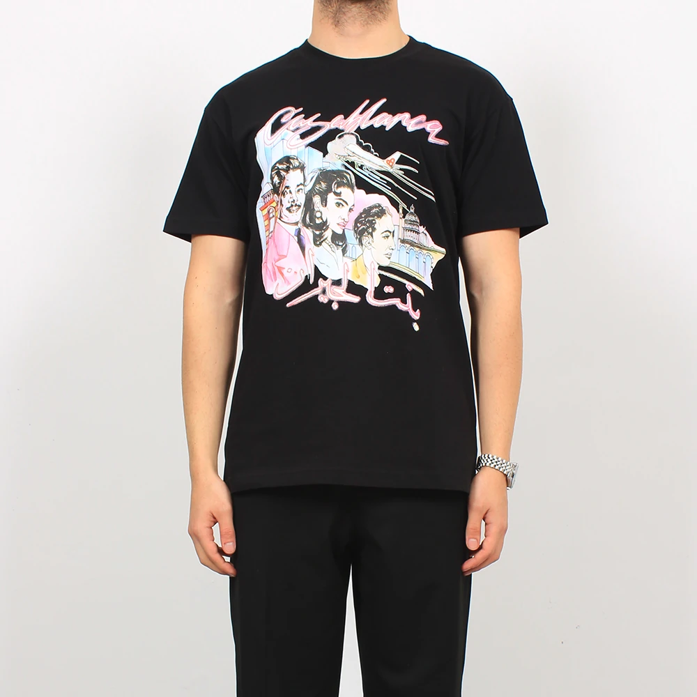 Göğüs Baskı Detaylı T-Shirt