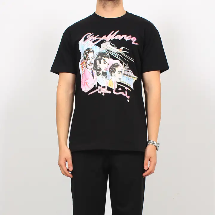 Göğüs Baskı Detaylı T-Shirt