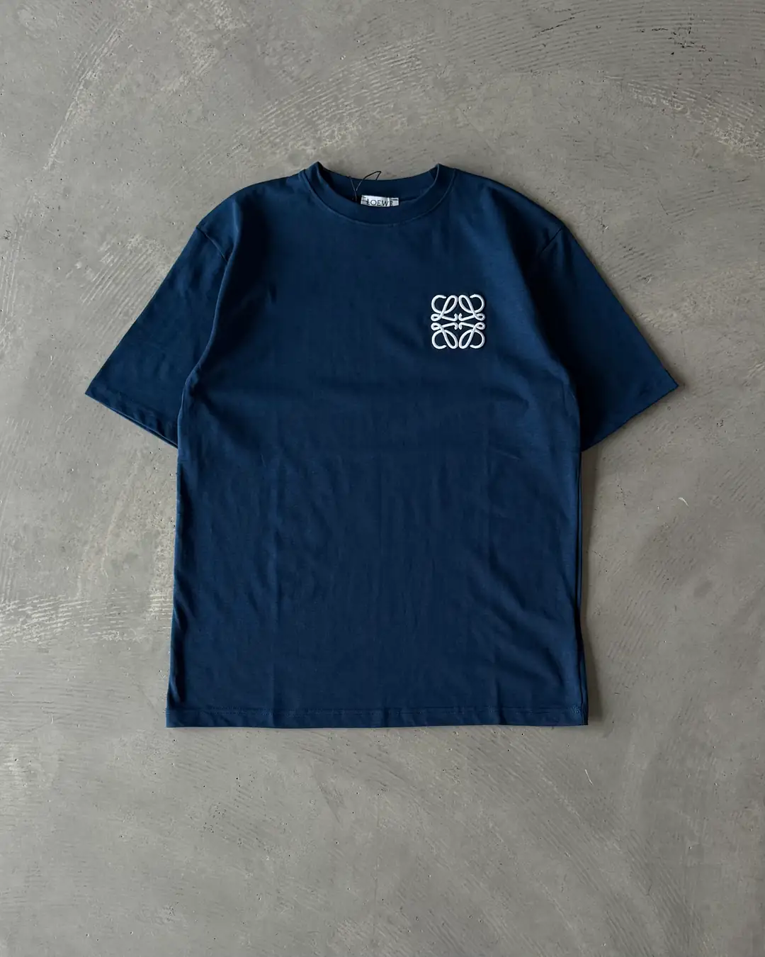 Sol Göğüs Logo Nakışlı Basic T-Shirt