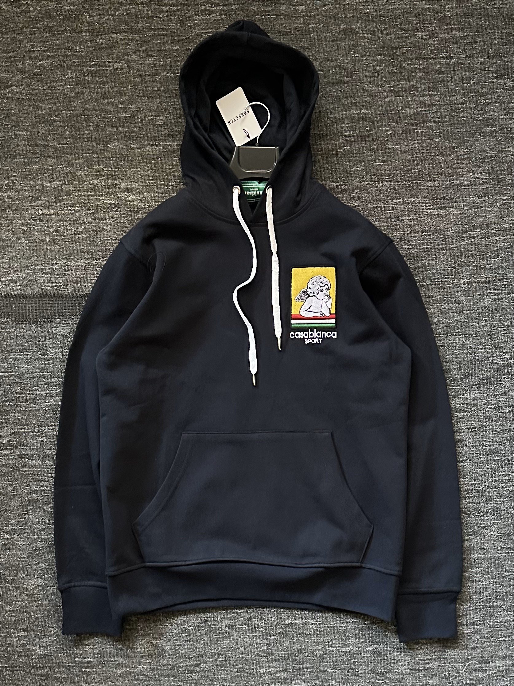 C.Sports Nakışlı Premium Hoodie - Lacivert