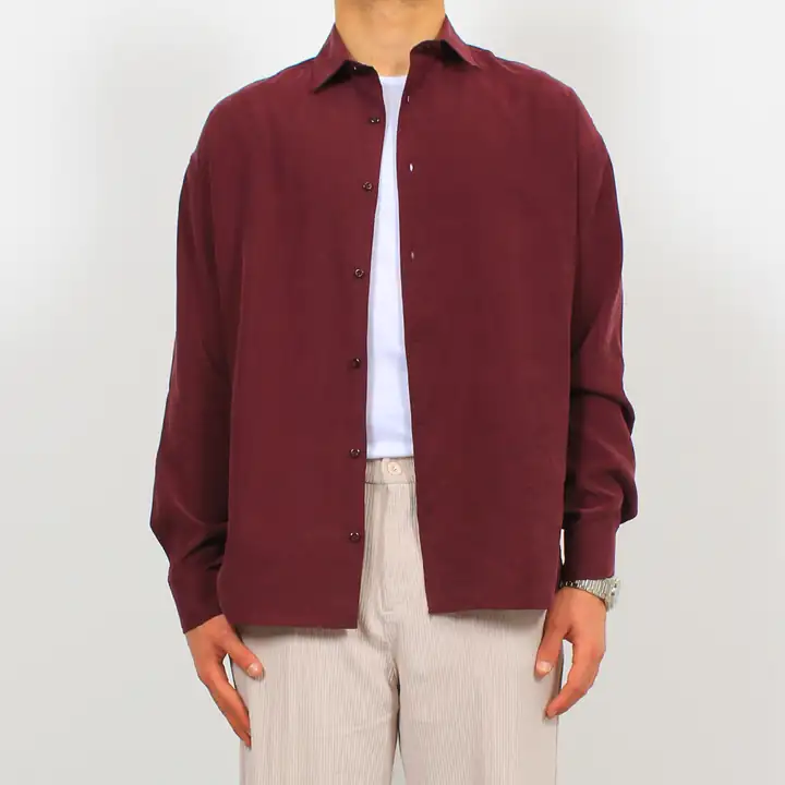 Modal Kumaş Oversize Gömlek