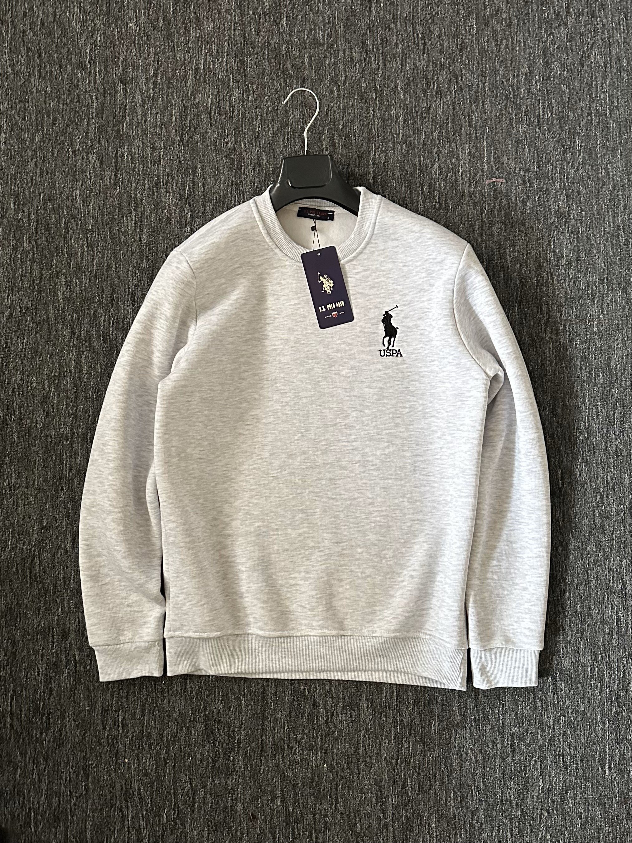 Premium Nakışlı Sweatshirt - Gri