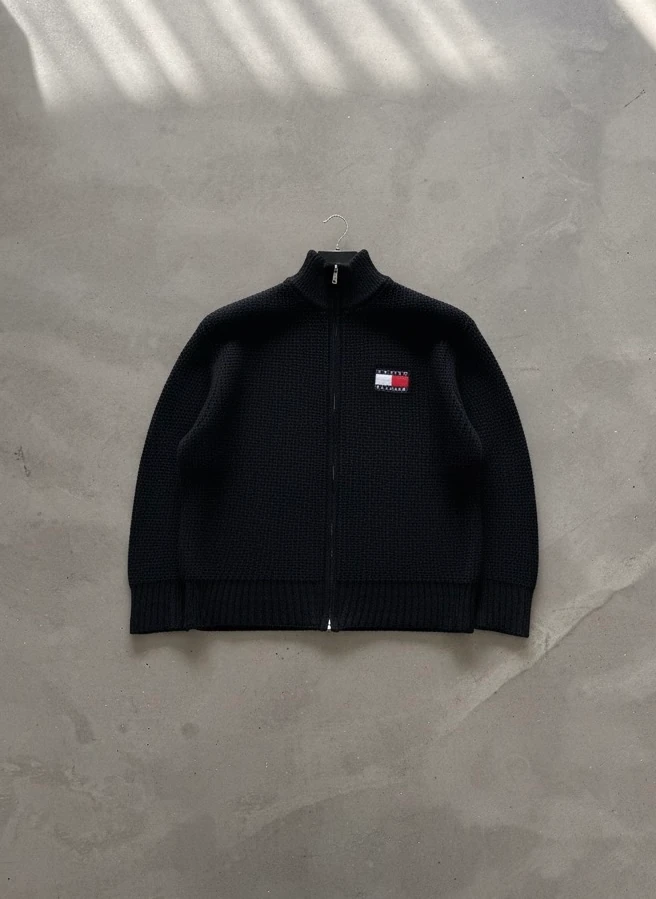 Premium Nakışlı Zipper - Lacivert