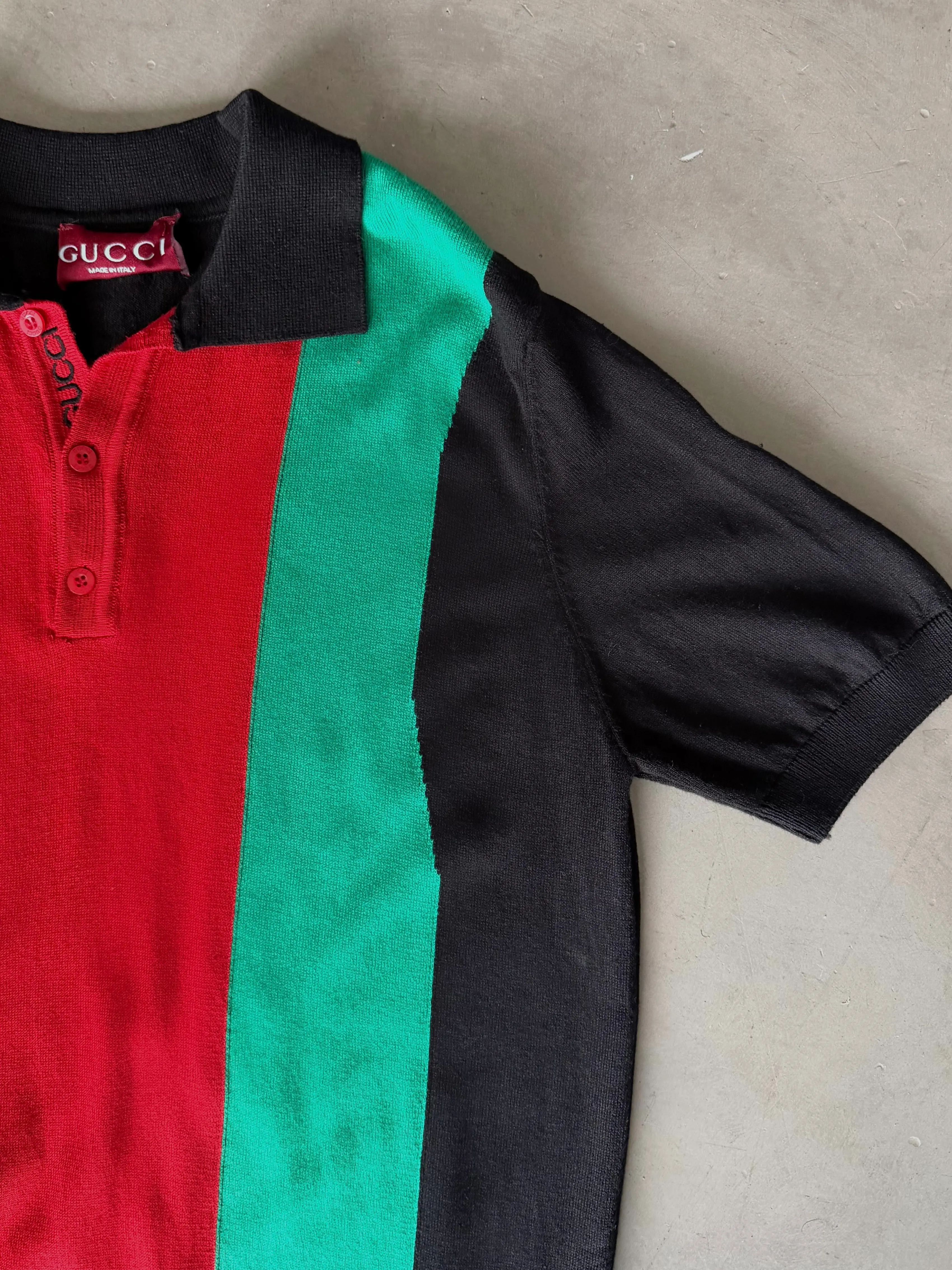 Şerit Detaylı Polo Yaka T-Shirt