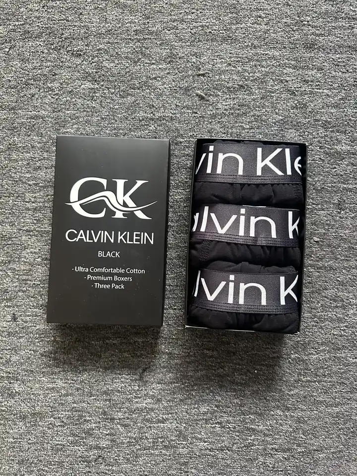 CK Premium Black Series 3'lü Boxer