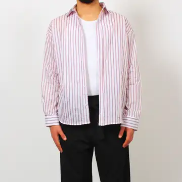 3 Çizgi Oversize Gömlek