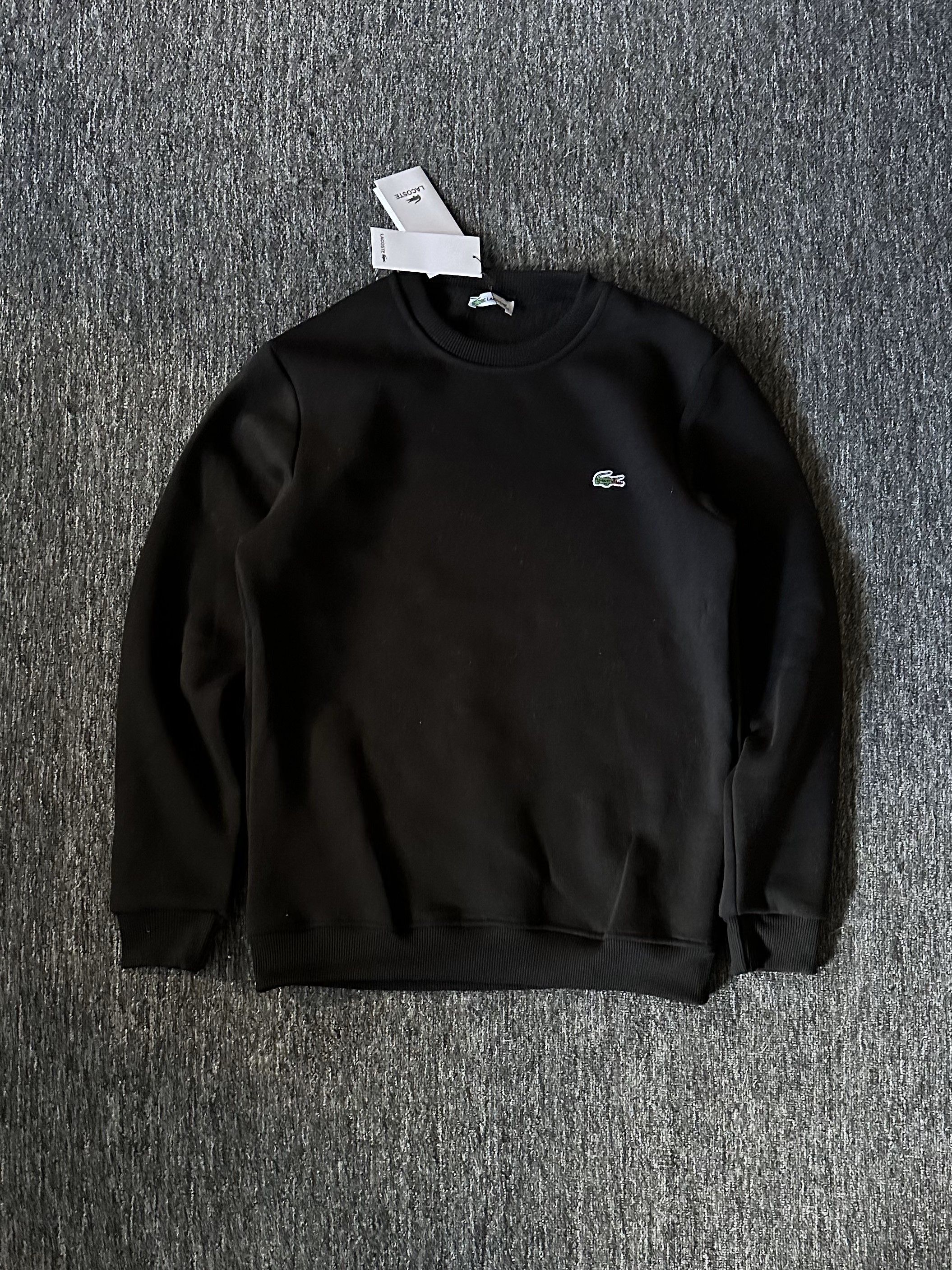 Premium Nakışlı Sweatshirt - Siyah