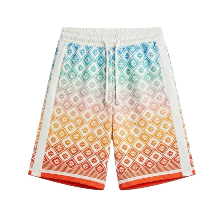 Gökkuşağı Desenli Şort