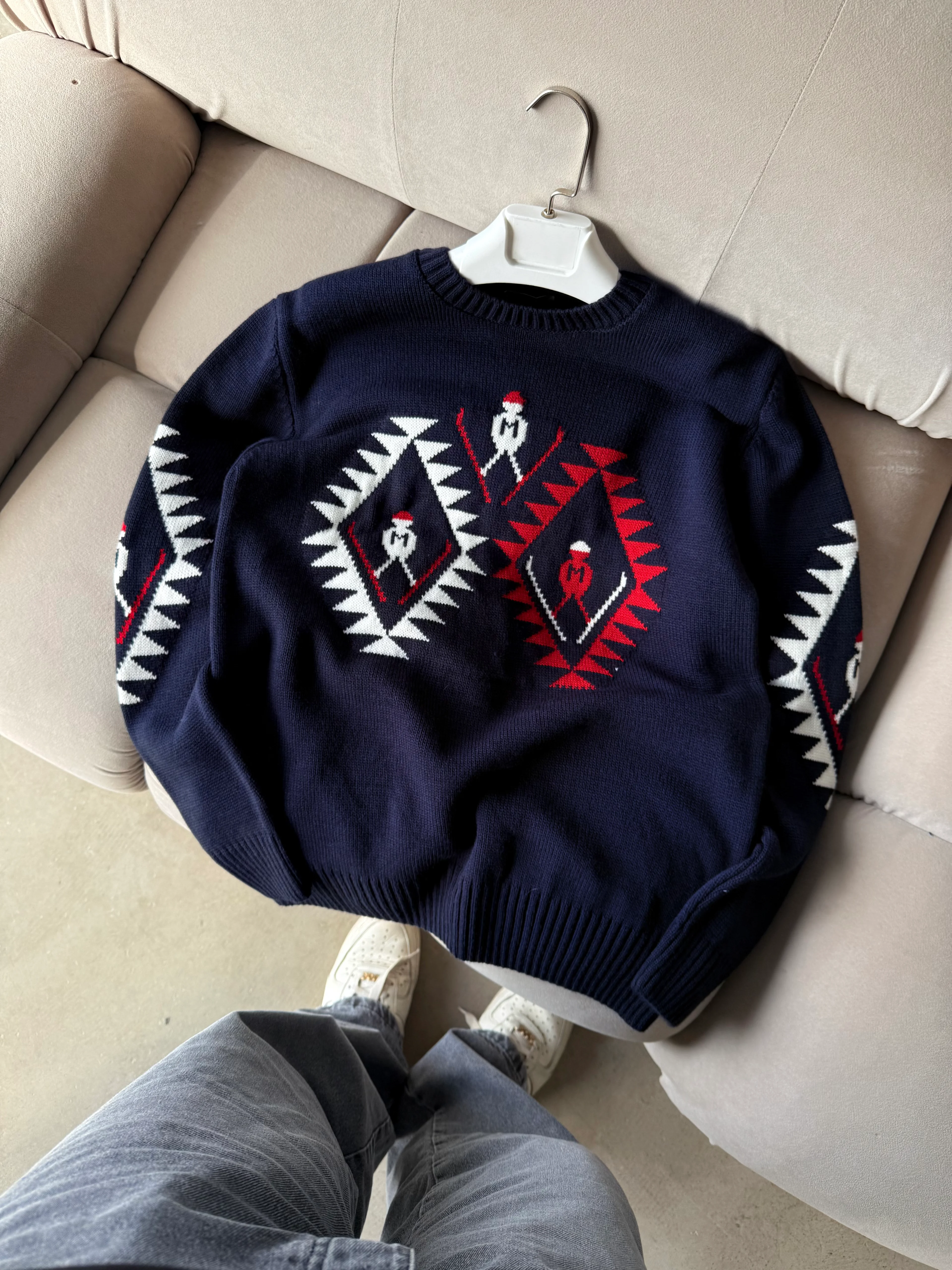 MNC Premium Nakışlı Triko - Lacivert