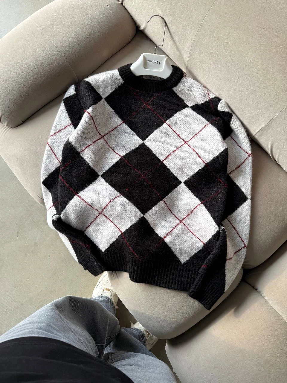 Premium Basic Yünlü Çizgili Triko - Siyah