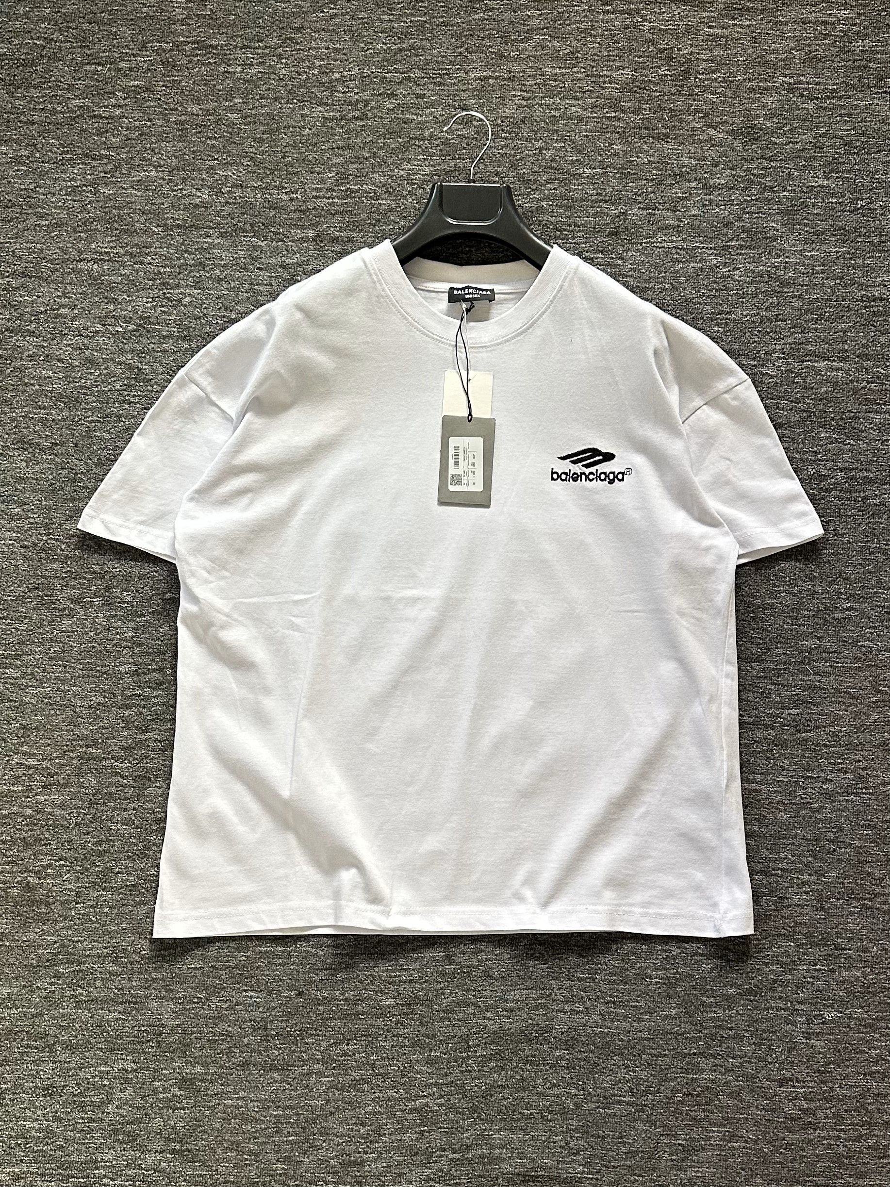 Nakışlı Boxy Fit Tee - Beyaz