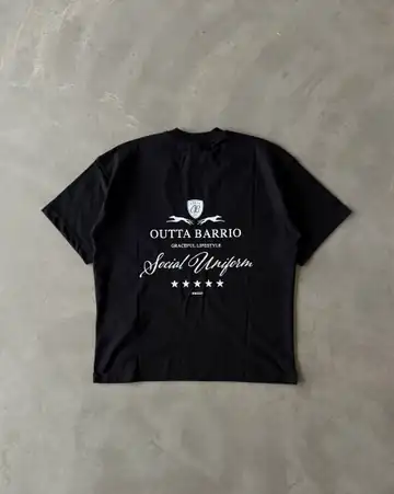 Arka Baskılı " Graceful " Basic T-Shirt