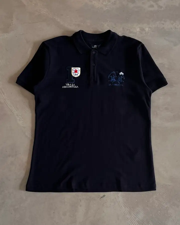 Logo Nakışlı Polo Yaka T-Shirt