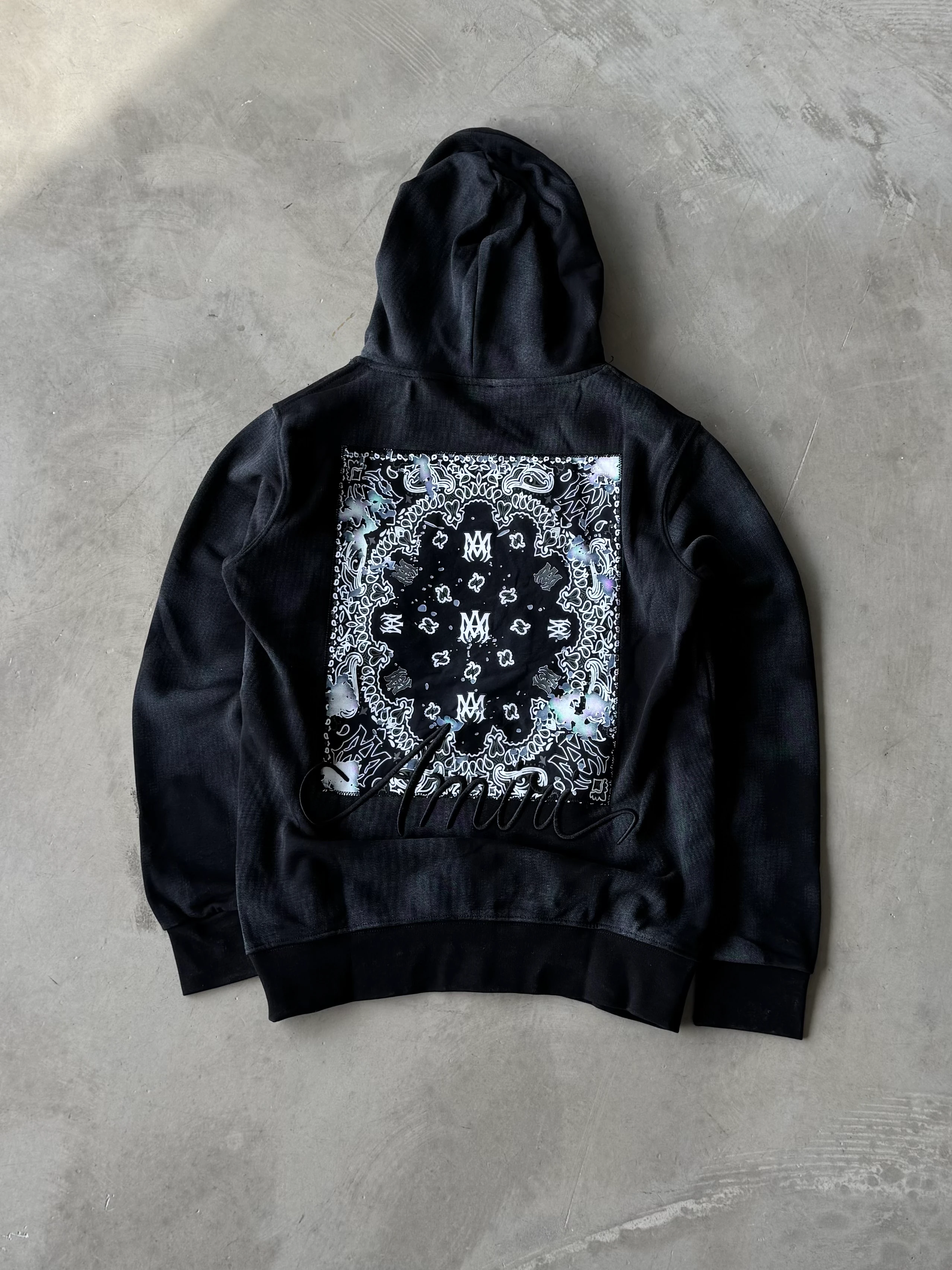 AMR Nakışlı Kapüşonlu Premium Sweatshirt