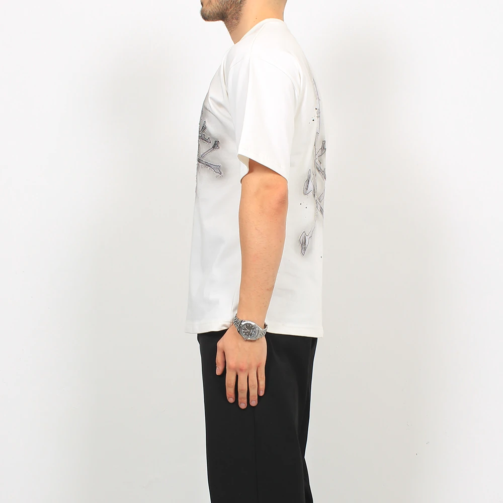 Ön ve Arka Nakışlı T-Shirt