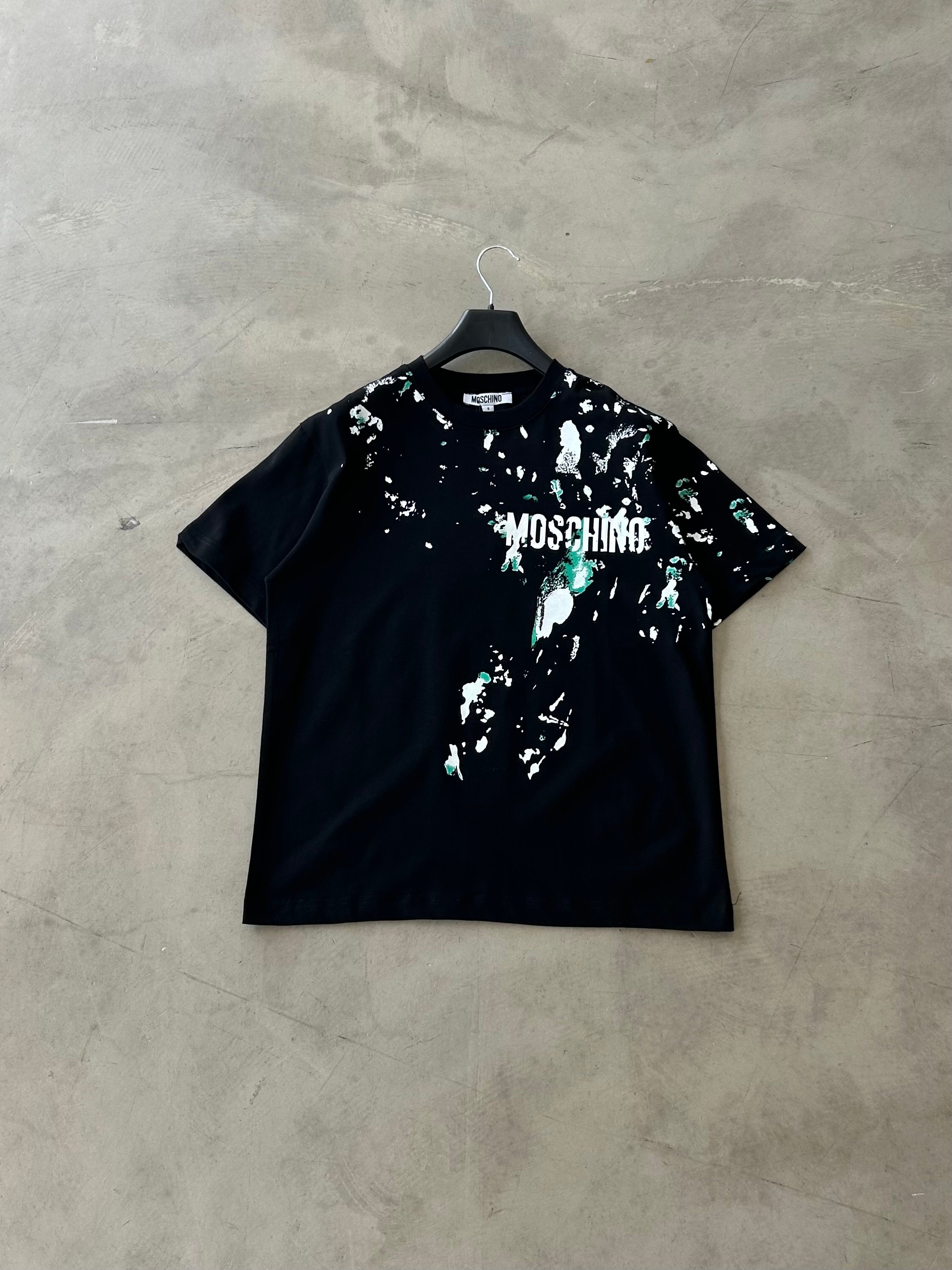MC Baskılı Premium Basic Tshirt - Siyah