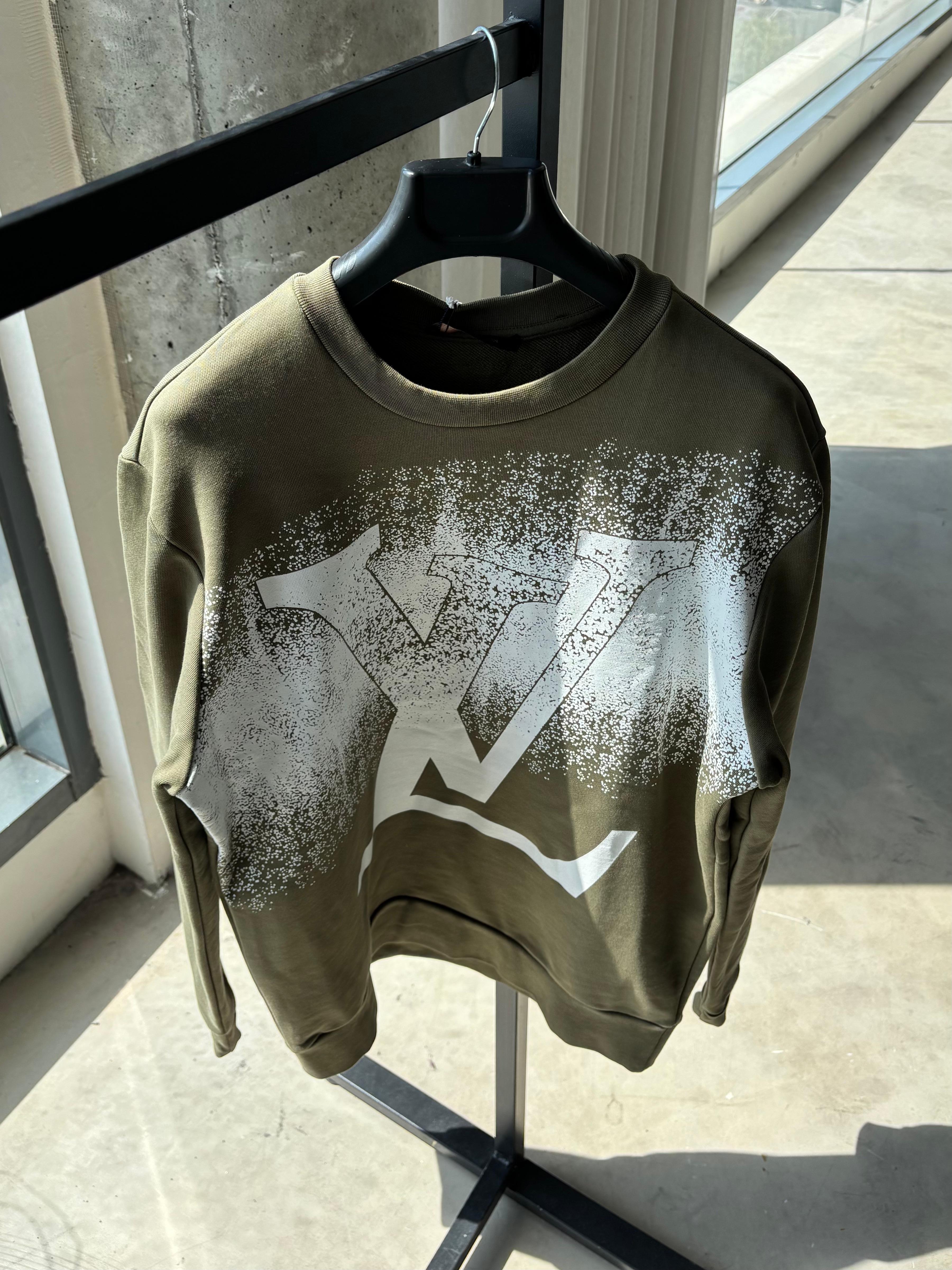 LV Premium Baskılı Sweatshirt