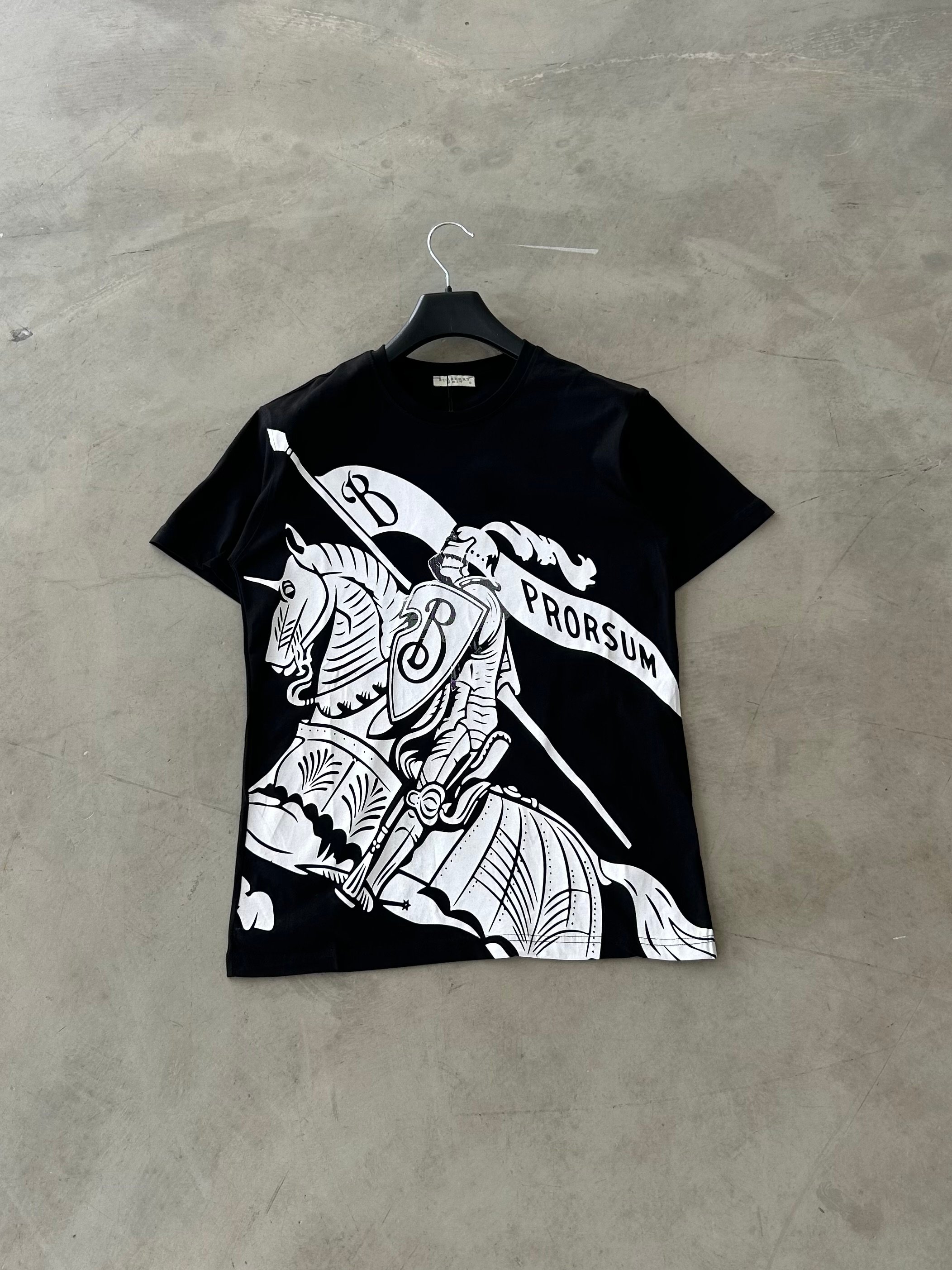 BRBRRY Baskılı Premium Basic Tshirt - Siyah