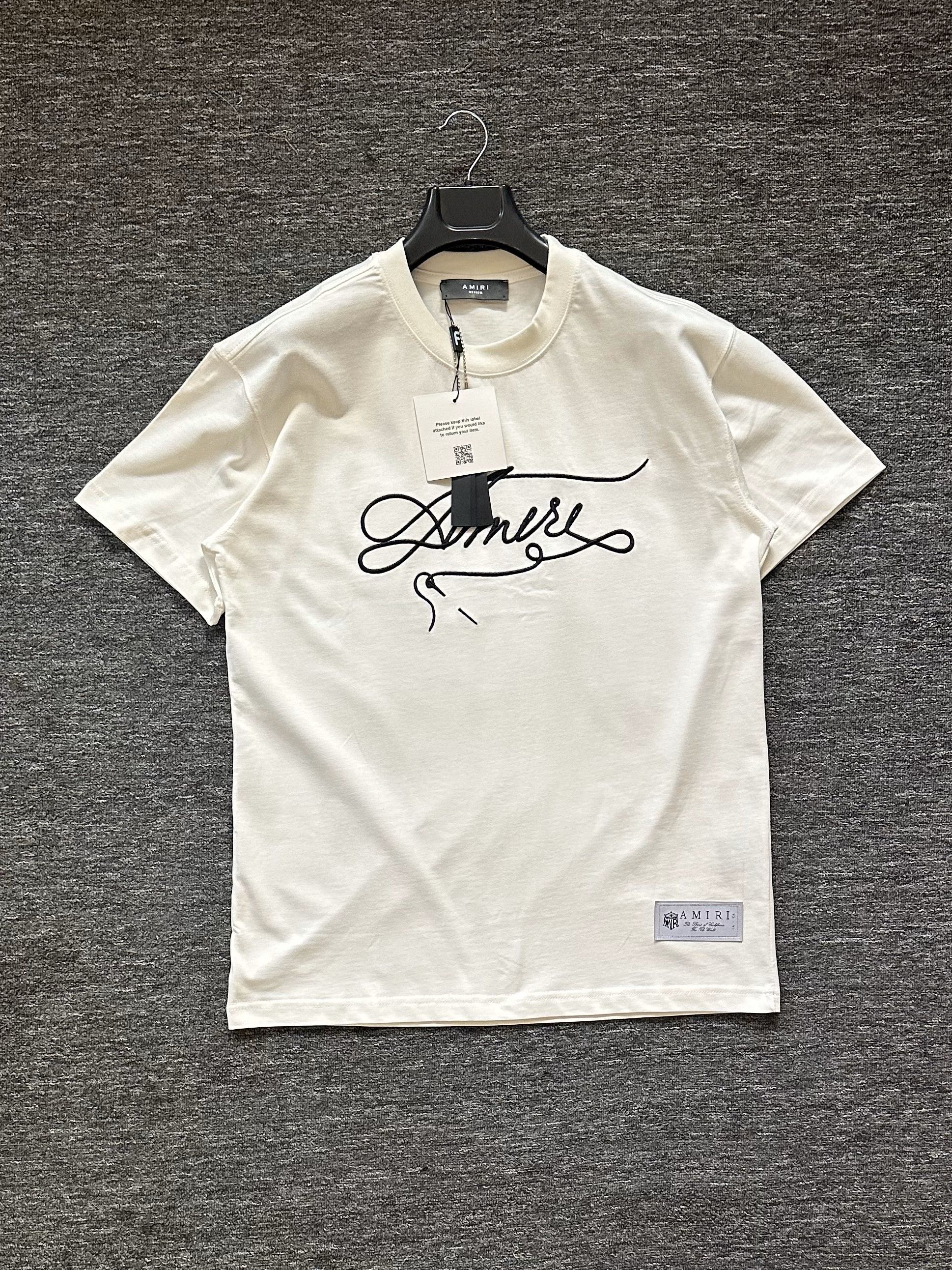 Premium Nakışlı Extra Premium Tee - Beyaz
