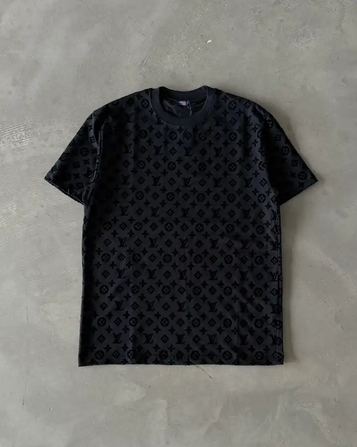 Full Logo Kabartmalı Basic T-Shirt