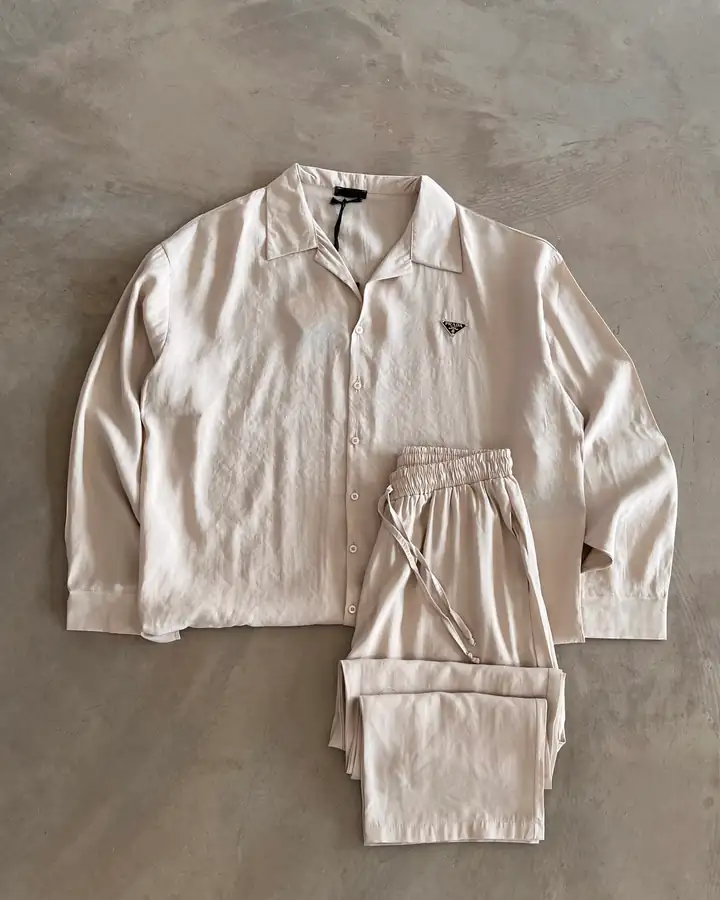 Logo Detaylı Uzun Kollu Gömlek Takımı