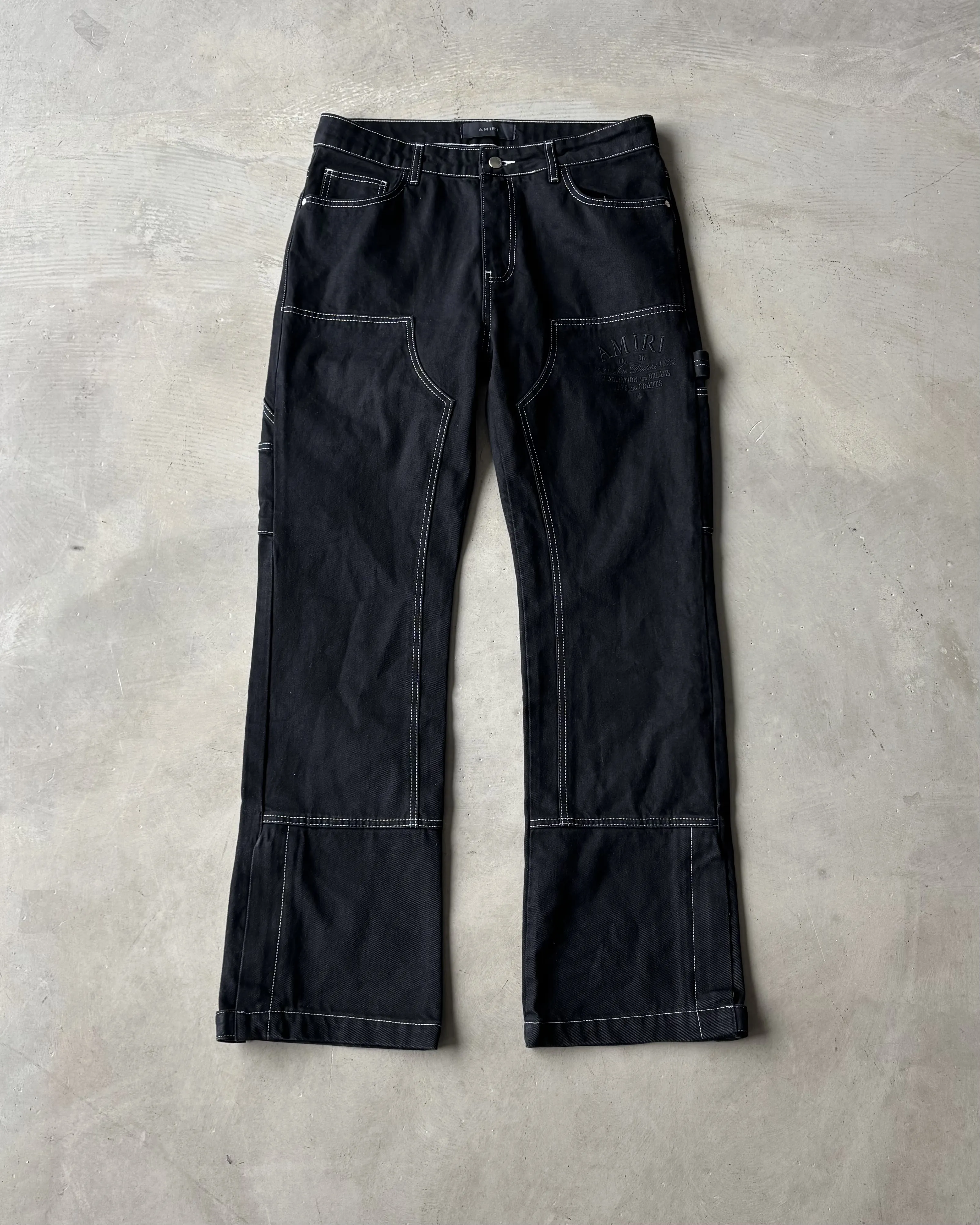 Nakış Detaylı Kot Pantolon