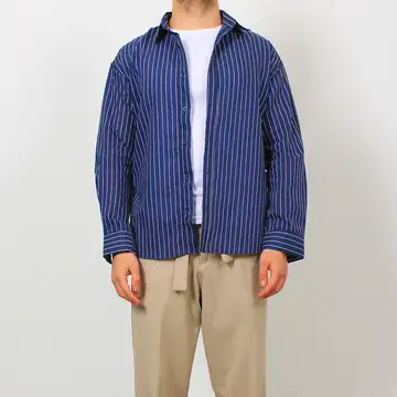 Oversize Tek Çizgi Gömlek