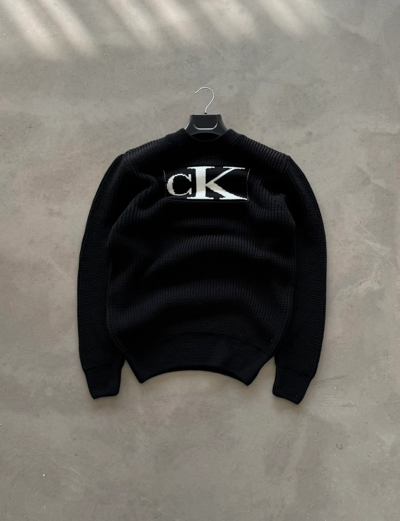 CK Premium Göğüs Yazı Detaylı Triko