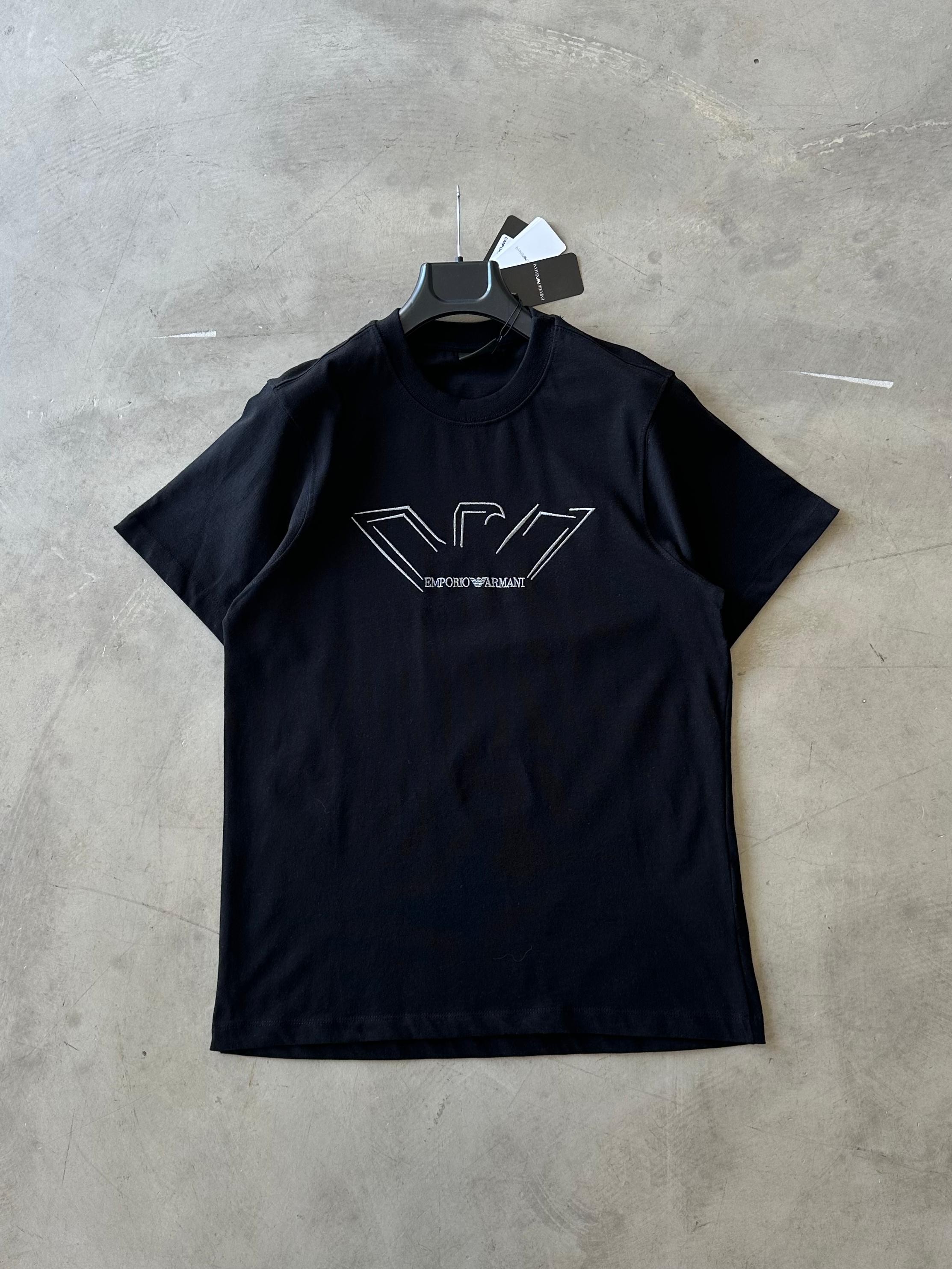 EA Nakışlı Premium Basic Tee - Siyah