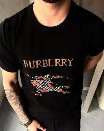 Göğüs Logo Detaylı Triko T-Shirt