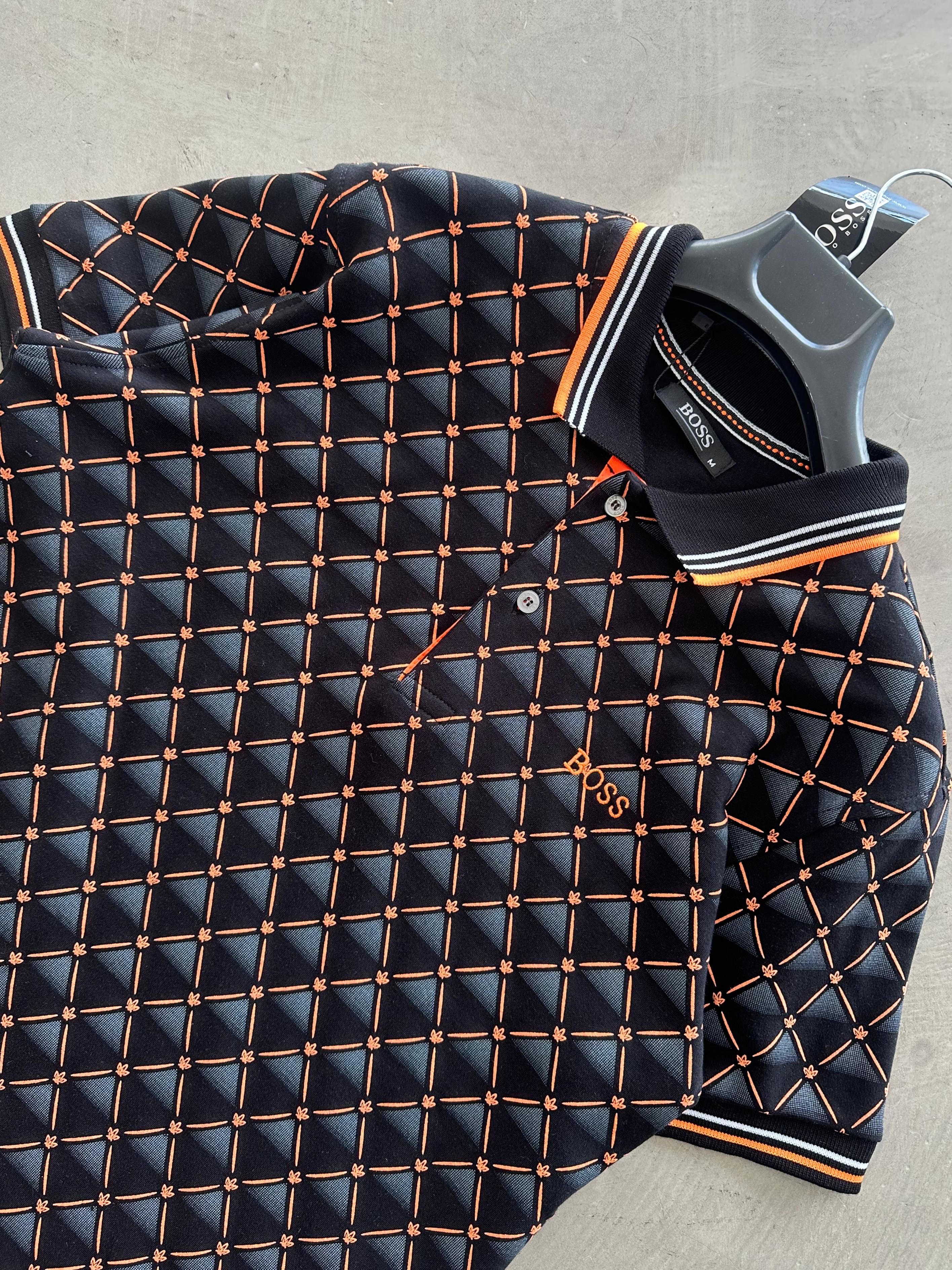 HG Baskılı Premium Polo Yaka Tee