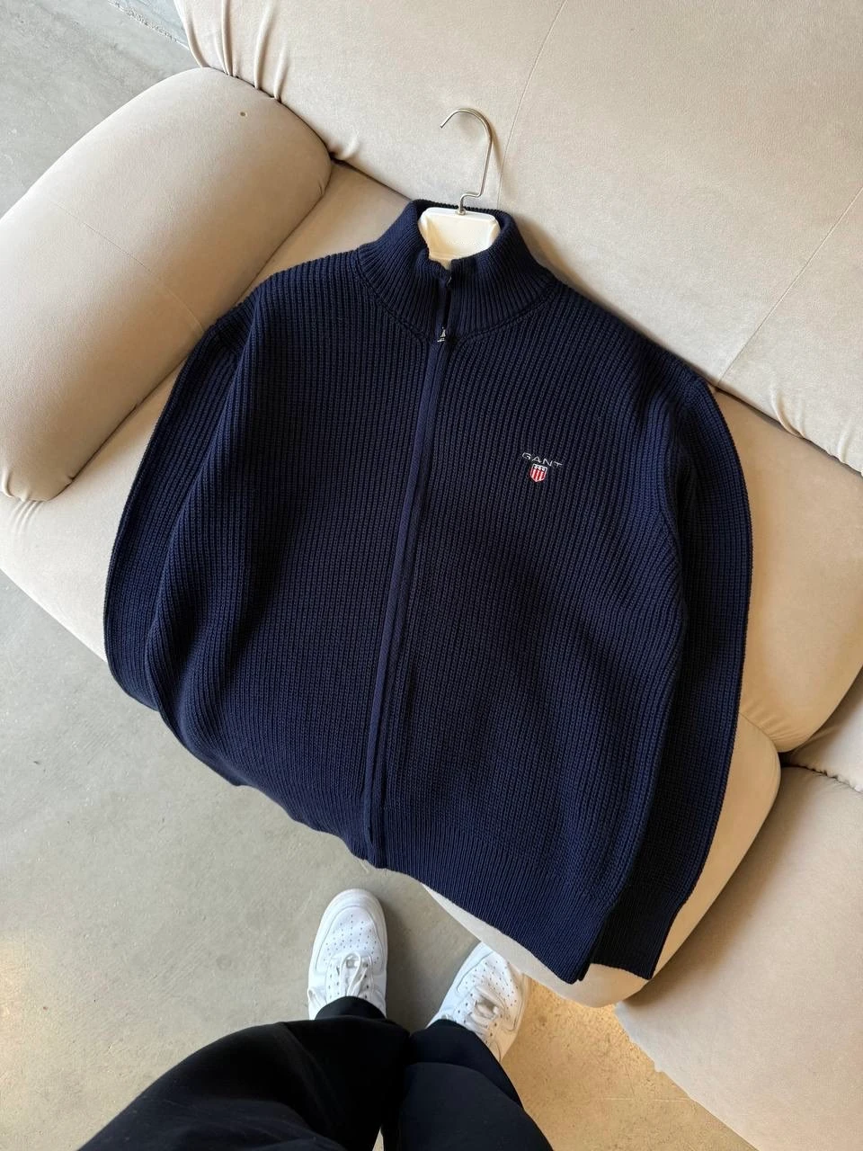 GNT Premium Fermuarlı Triko - Lacivert