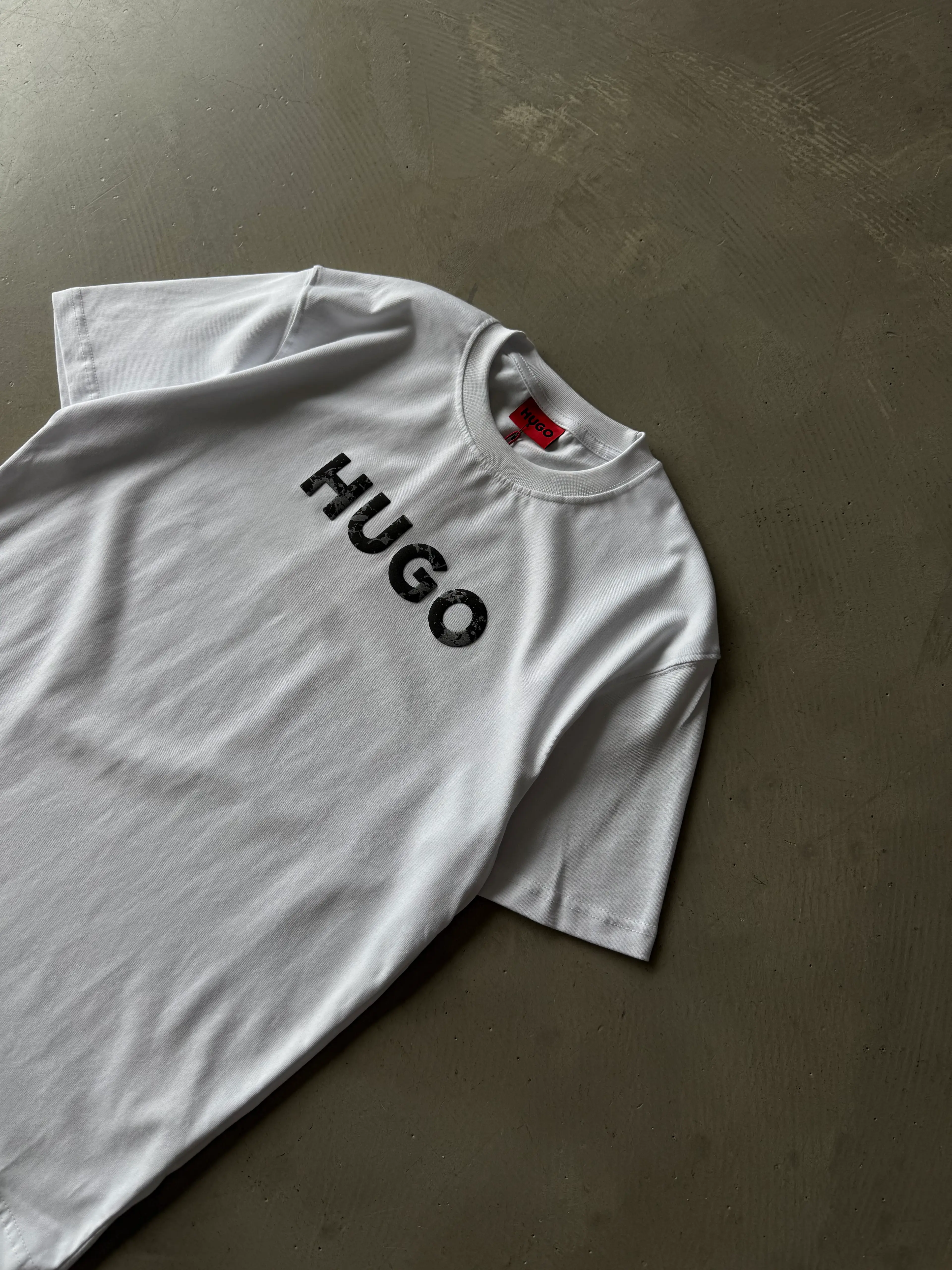 " HUGO " Baskılı Basic T-Shirt
