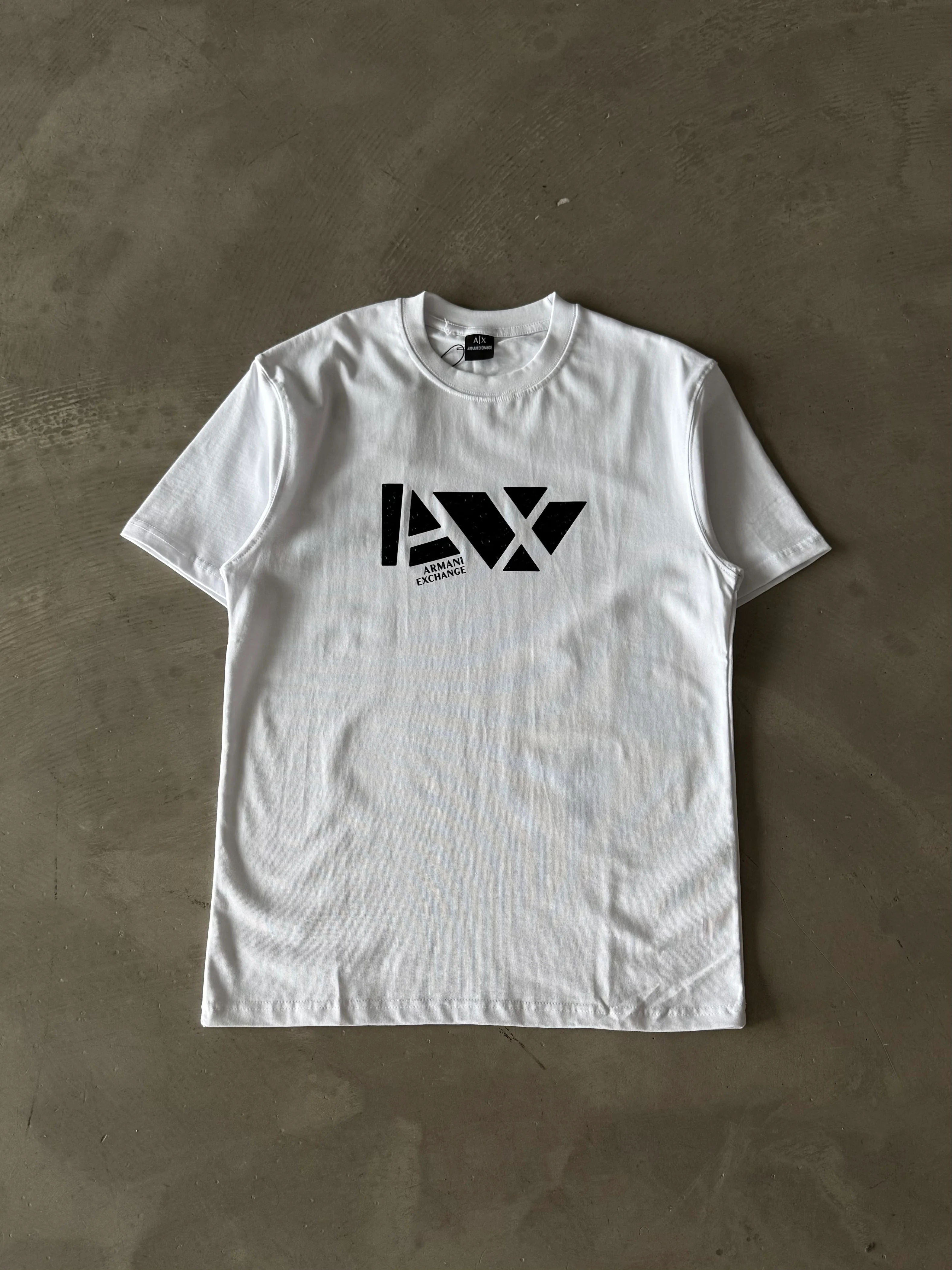 Göğüs Logo Baskılı Basic T-Shirt