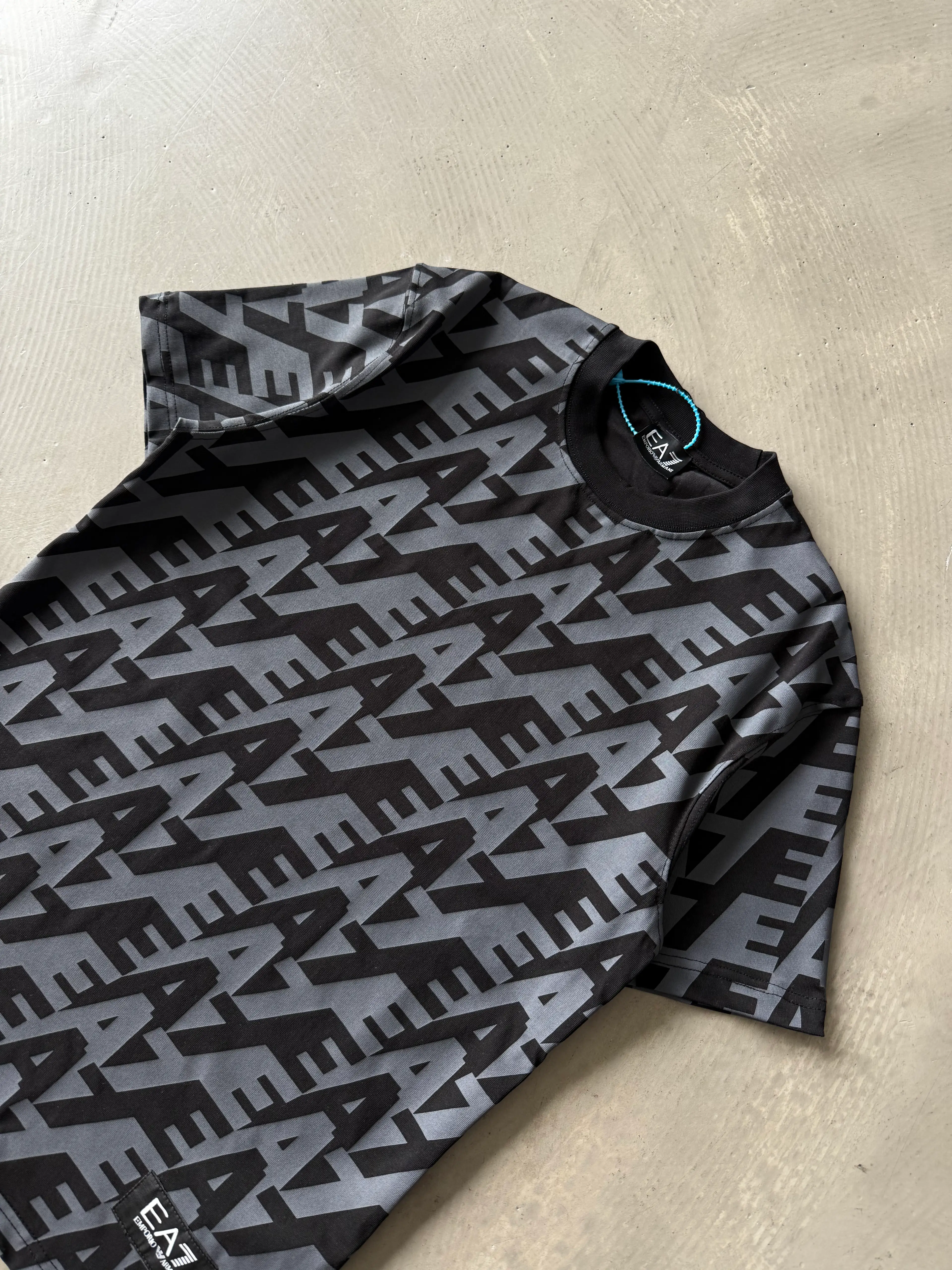 Full Logo Baskılı Basic T-Shirt