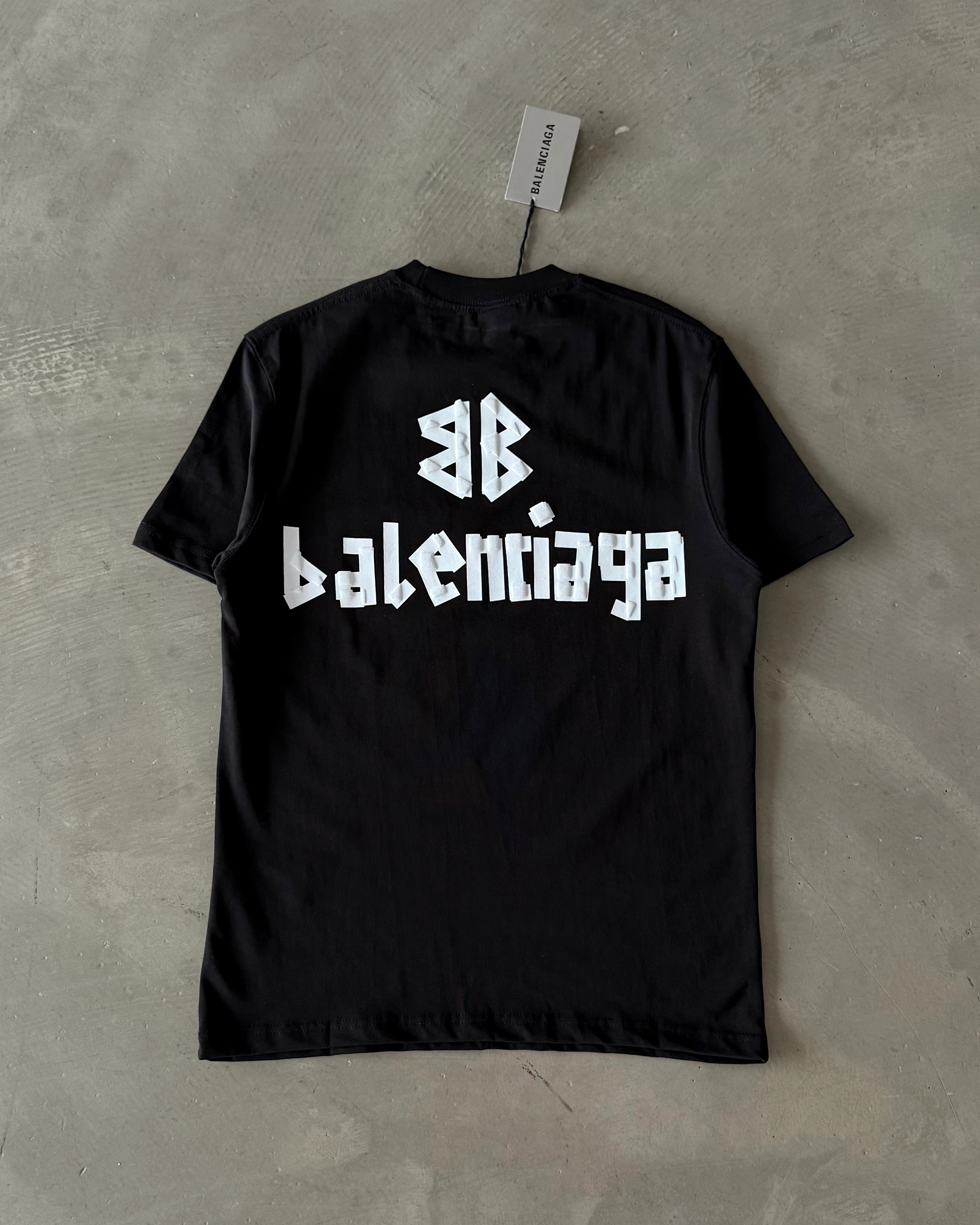 Ön ve Arka Baskılı Basic T-Shirt