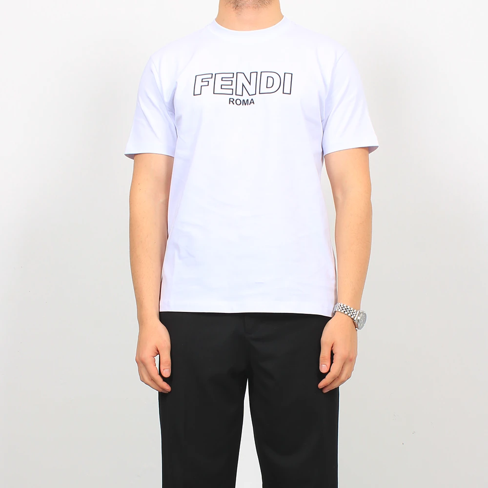 Logo Baskı Detaylı Kısa Kollu Tshirt