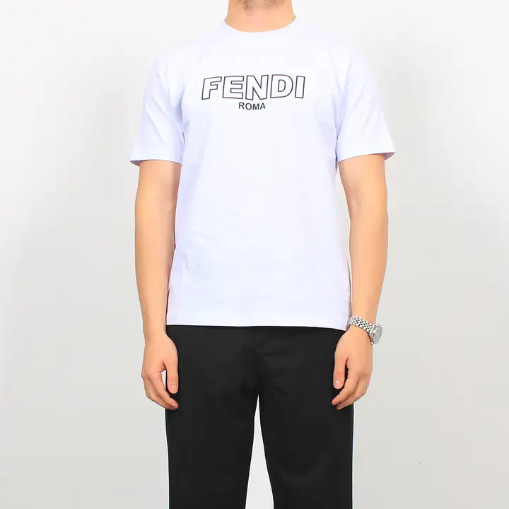 Logo Baskı Detaylı Kısa Kollu Tshirt