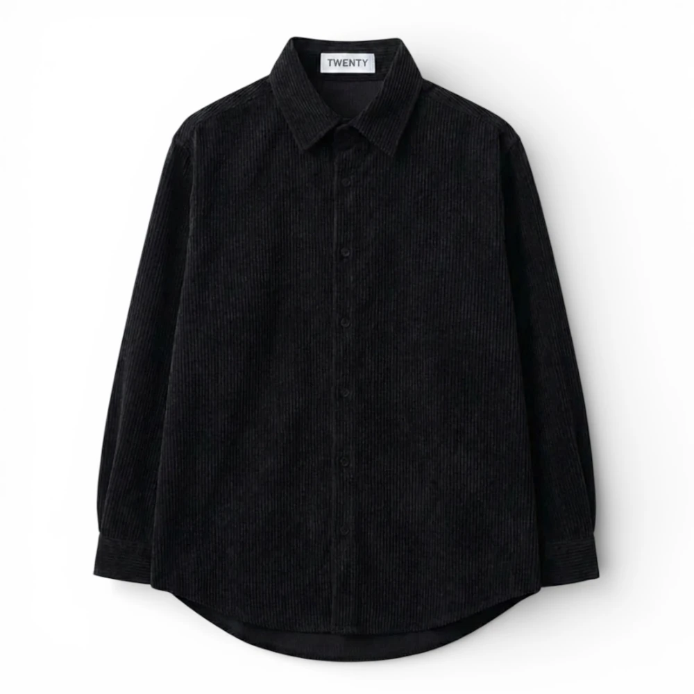 Relax Fit Kadife Gömlek