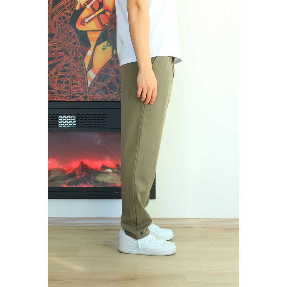 Bel Lastikli Kumaş Pantolon