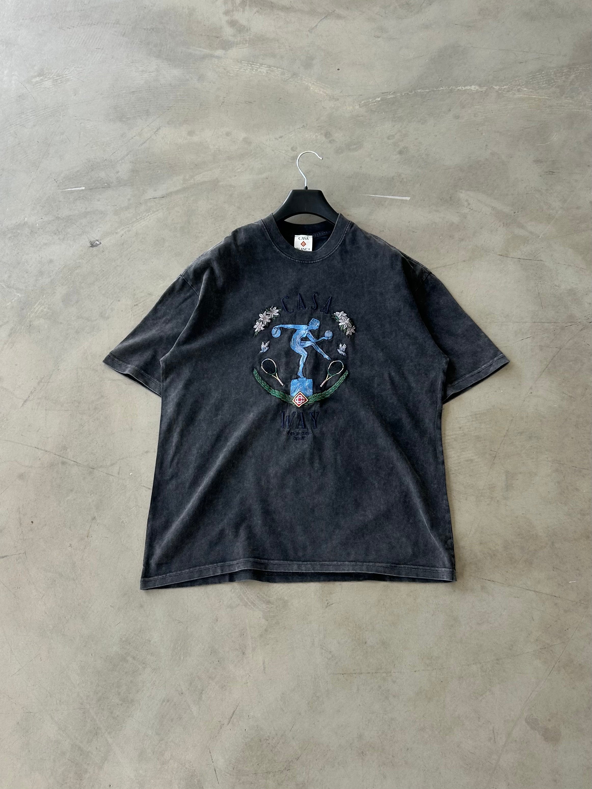 CB Nakışlı Premium Basic Tshirt - Siyah