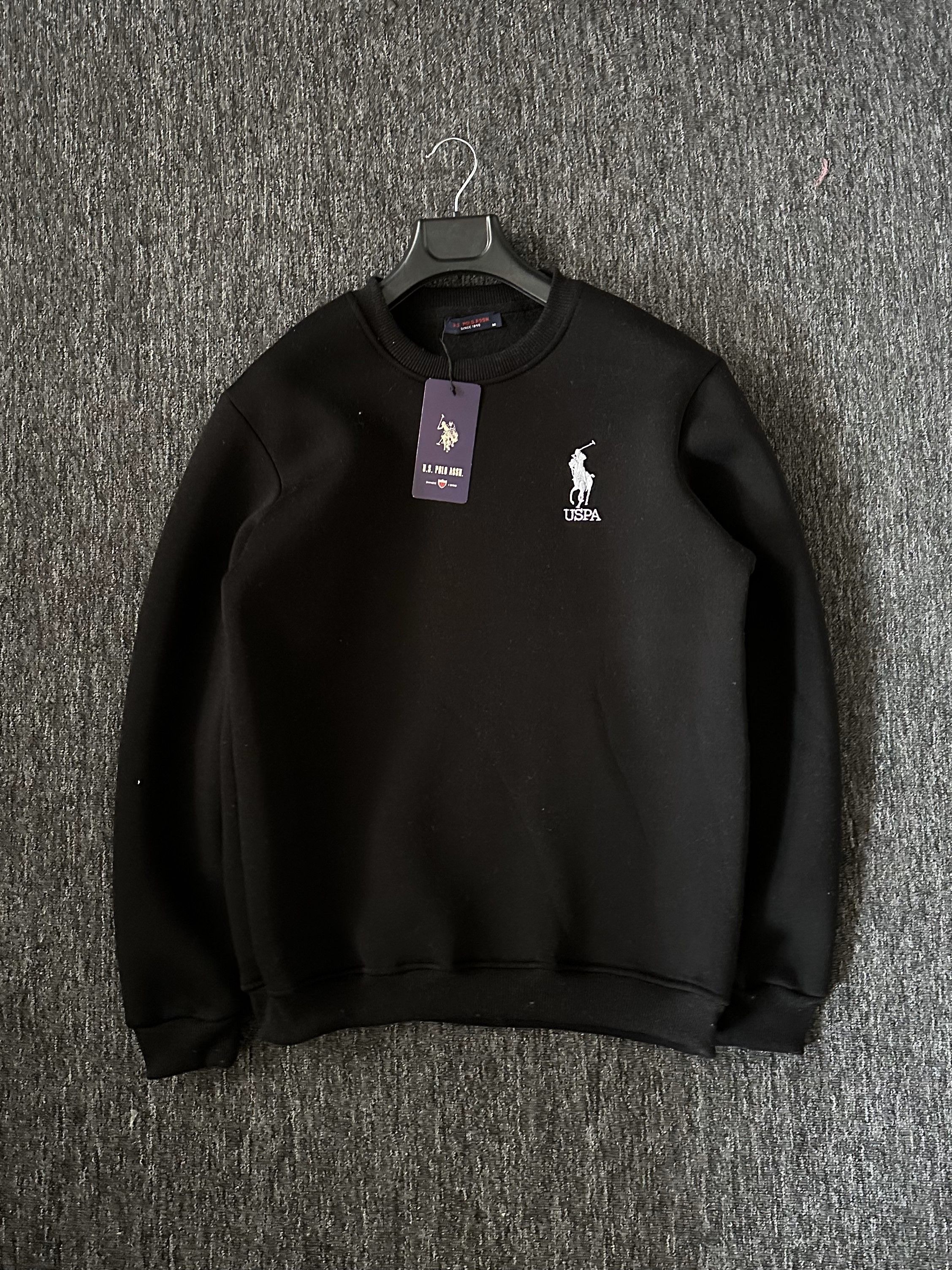 Premium Nakışlı Sweatshirt - Siyah