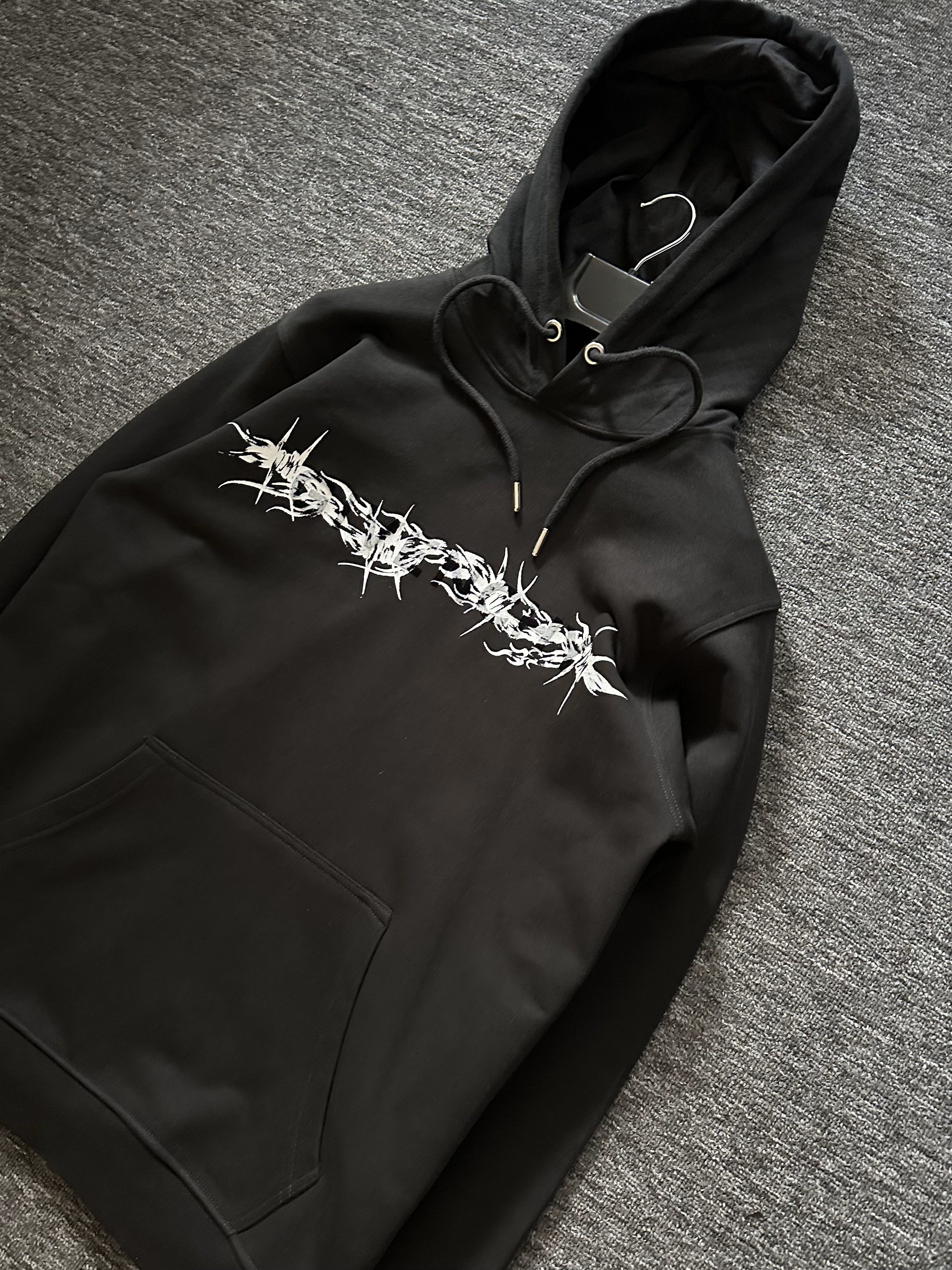 Chain Detail Kapüşonlu Premium Hoodie