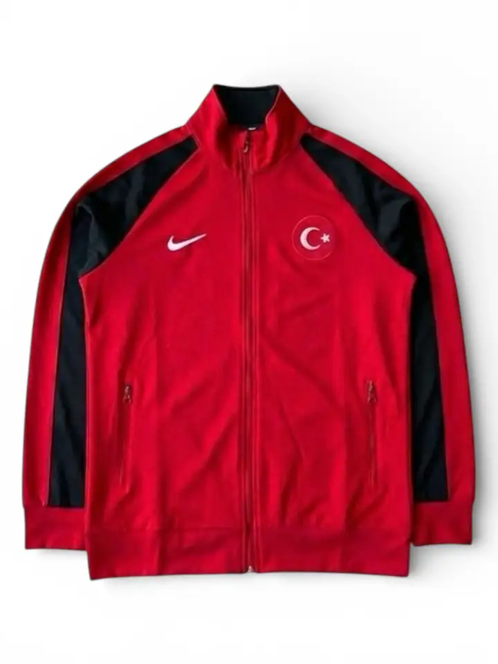 NK Türkiye Armalı Zip - Kırmızı