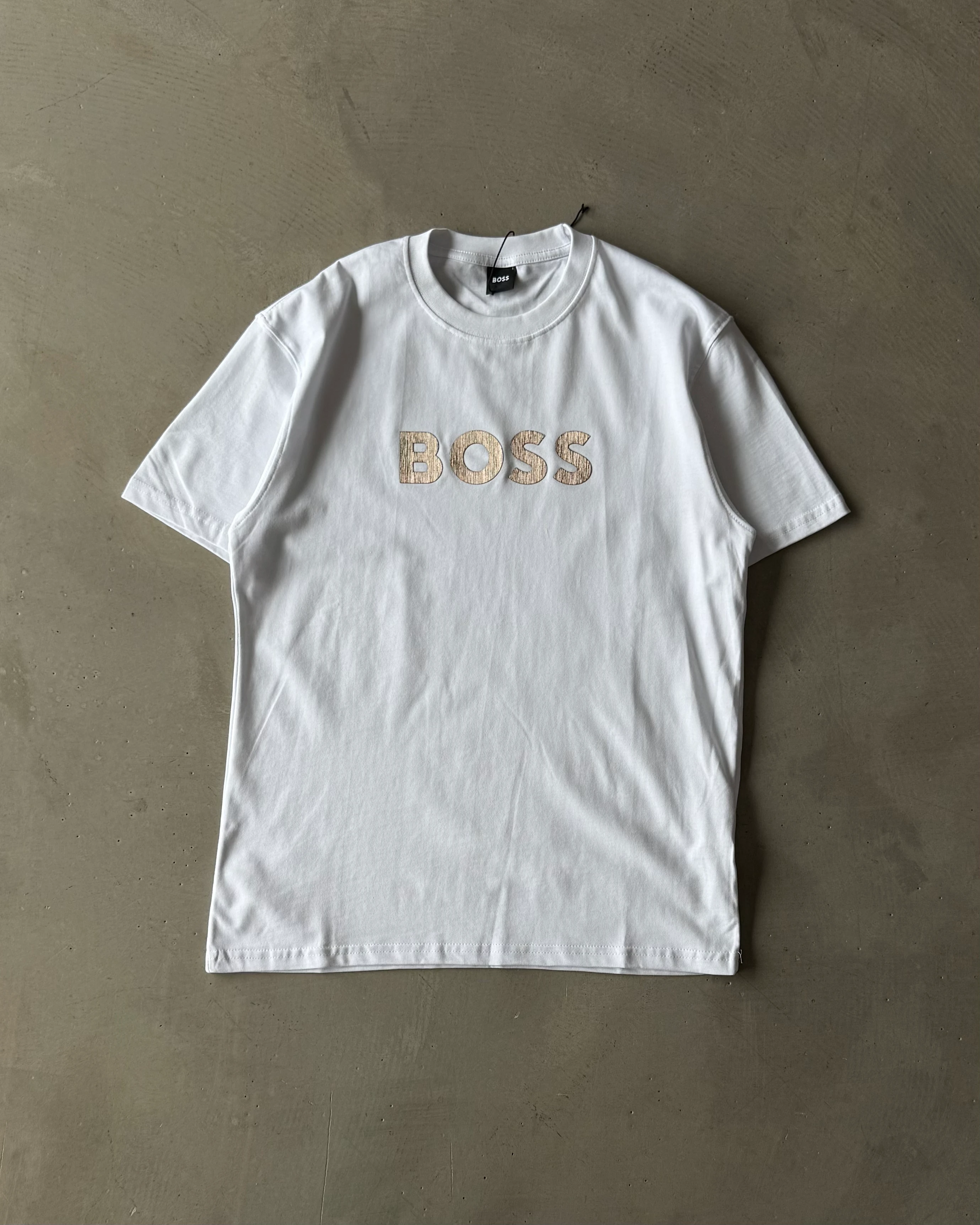 " BOSS " Basic Yaka T-Shirt