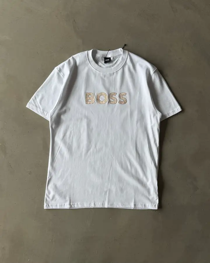 " BOSS " Basic Yaka T-Shirt