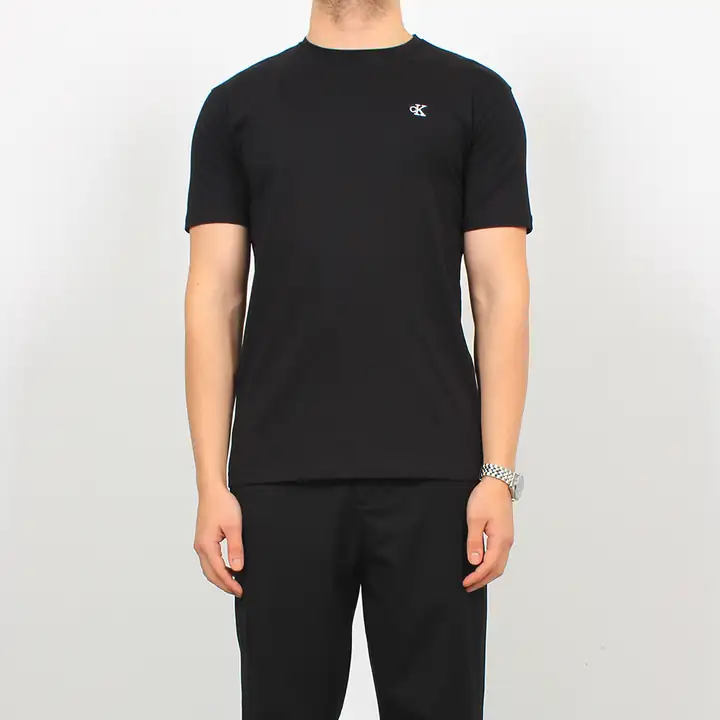 Göğüs Logo Nakışlı T-Shirt